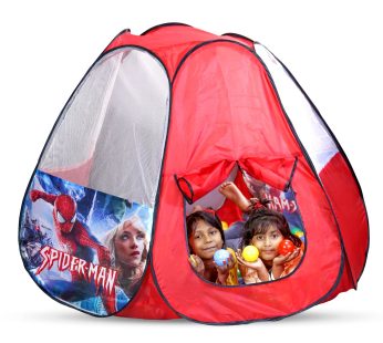 BIG SIZE SPDERMAN TENT PLAY HOUSE WITH 100 BALLS.