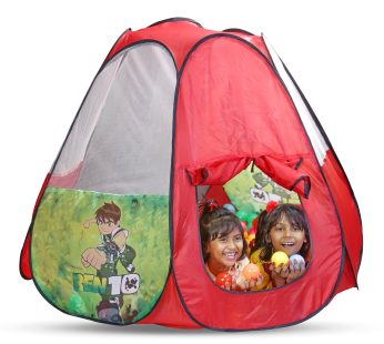 BIG SIZE BEN10 TENT PLAY HOUSE WITH 100 BALLS.