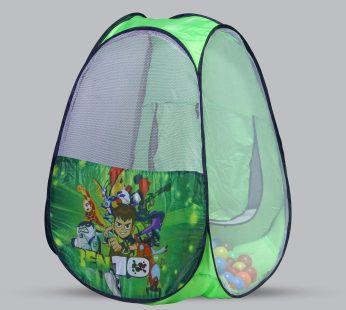 BEN 10 TENT PLAY HOUSE SMALL SIZE WITH 50 BALLS