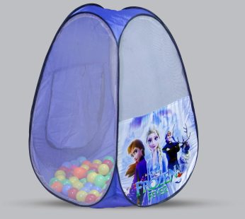 FROZEN TENT PLAY HOUSE SMALL SIZE WITH 50 BALLS