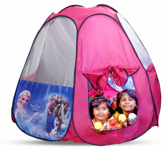 BIG SIZE FROZEN TENT PLAY HOUSE WITH 100 BALLS.